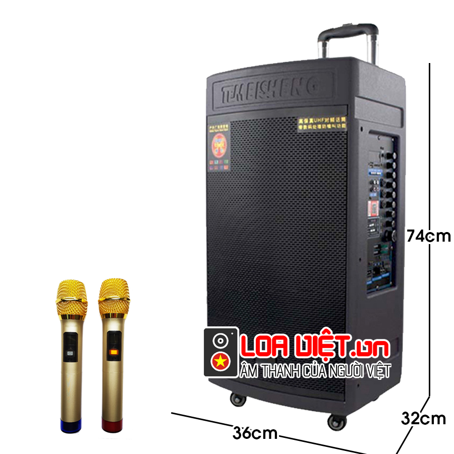 Loa Kéo Temeisheng GD12-08 - Bass 30 - Vỏ gỗ
